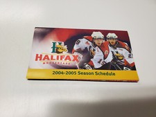 JS15 Halifax Mooseheads 2004/05 Minor Hockey Pocket Schedule - Sobeys