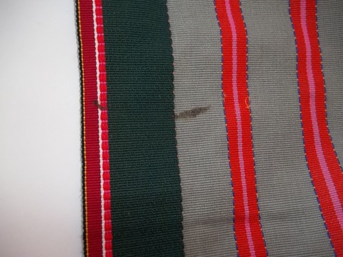 Vintage Original Handmade Woven Cotton Cloth Guatemala Shawl Scarf Throw Stripe - Picture 8 of 12