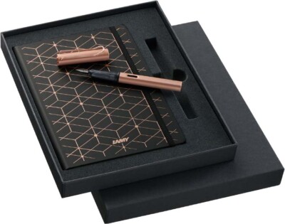 LAMY Sonderedition Geschenkset Lx paper Set Füllhalter marron  090/ rosegold 076