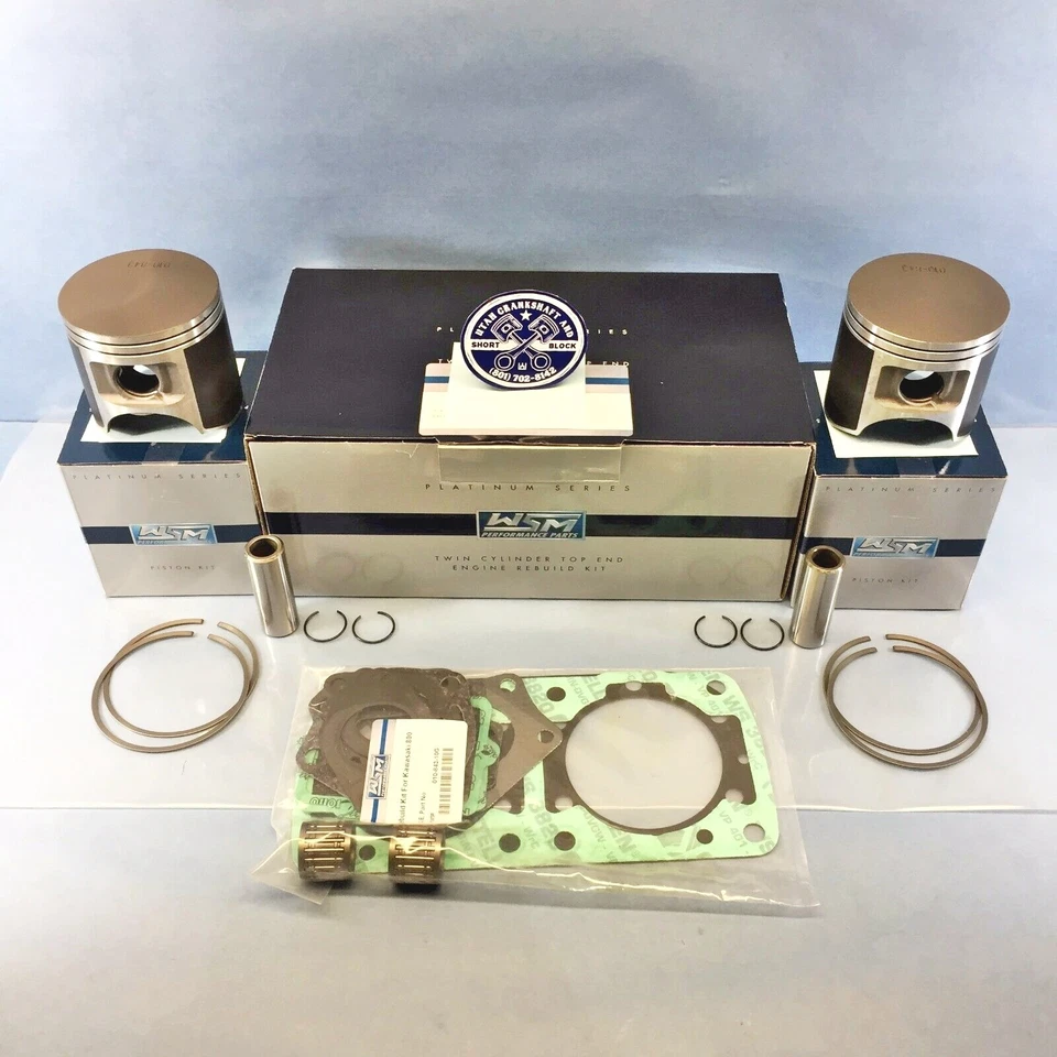 NEW 82.75mm WSM PLATINUM TOP END REBUILD KIT 2003-2011 KAWASAKI 800 SX-R SXR - Image 4 of 4