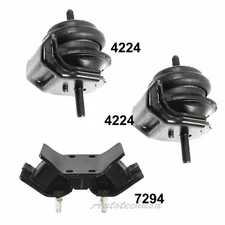 Set 3 Engine Motor & Trans Mount 93-97 M1295 For Lexus GS300 3.0L 4224 4224 7294