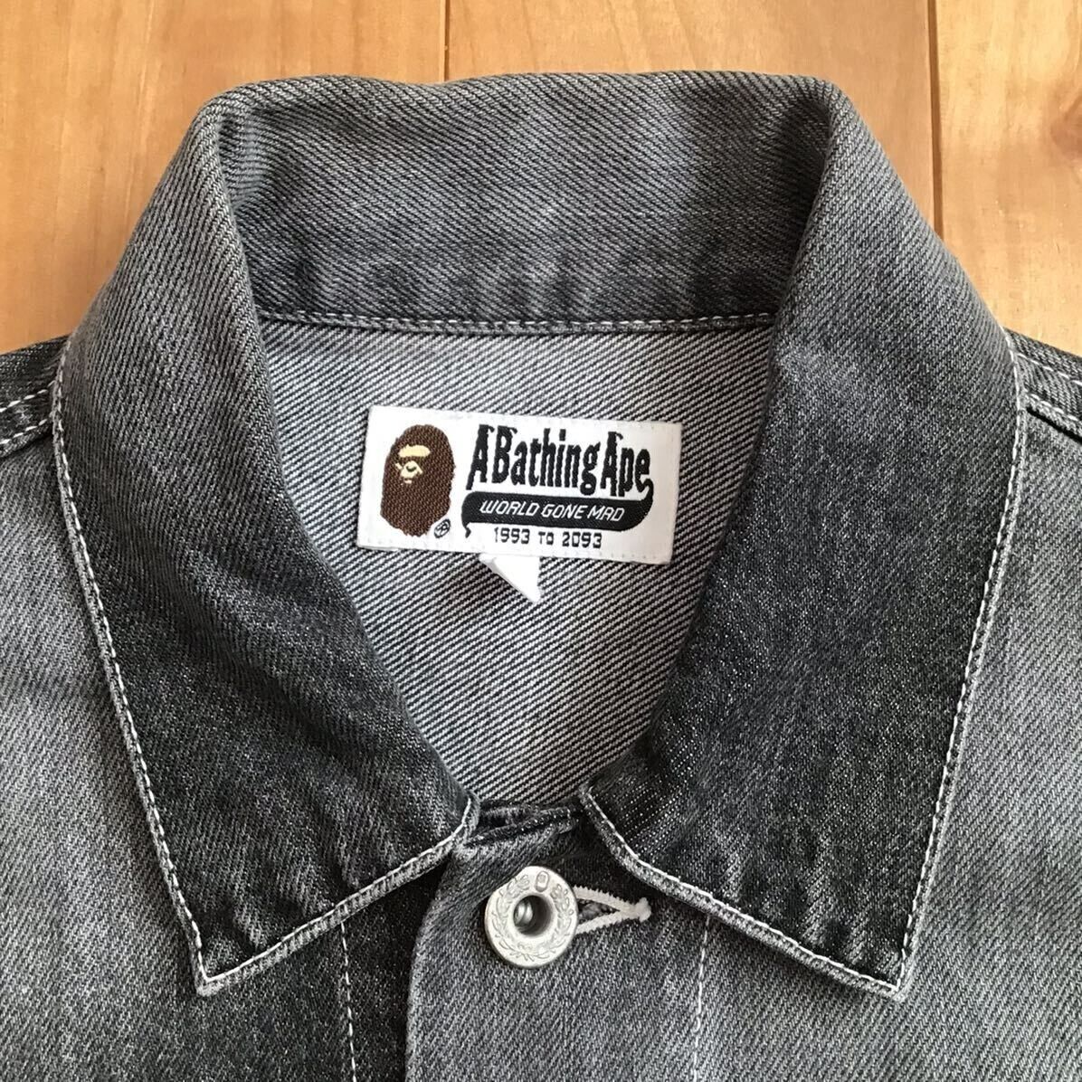 BAPE Shark Denim Jacket Black A Bathing Ape Size S | eBay BAPE Shark Denim Jacket Black A Bathing Ape Size S | eBay