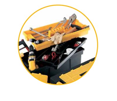 Valigetta Portautensili 22" - Nero/Giallo | Compatta E Pratica - Foto 8