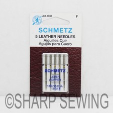 5PK SCHMETZ LEATHER SEWING MACHINE NEEDLES