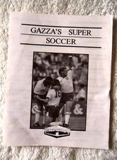 79315 Instruction Booklet - Gazza's Super Soccer - Commodore Amiga (1989)
