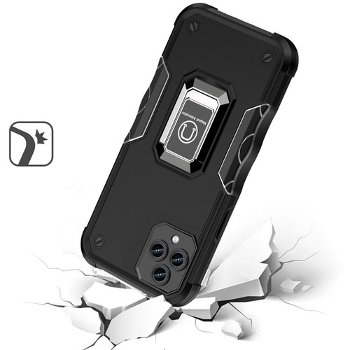 For T-Mobile Revvl 6 Pro 5G /Revvl 6 5G Hybrid Magnetic Ring Stand Case Cover - Picture 3 of 29