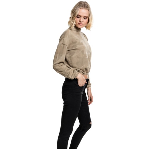 Urban Classics Ladies Camo Turtleneck Crew Damen Pullover Crewneck Camouflage - Bild 9 von 36