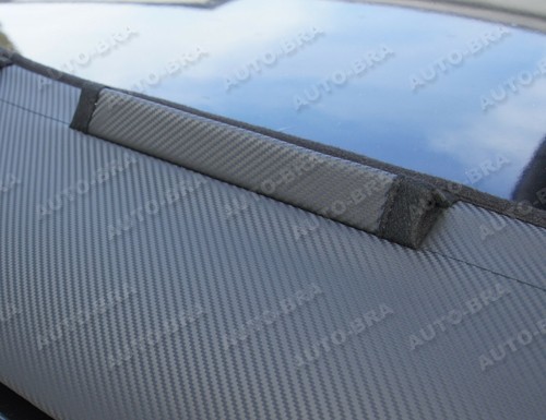 Sujetador de aspecto de carbono para Mazda 3 BM BN año 2013 - 2018 protección contra impactos de piedras sujetador capó - Imagen 4 de 5