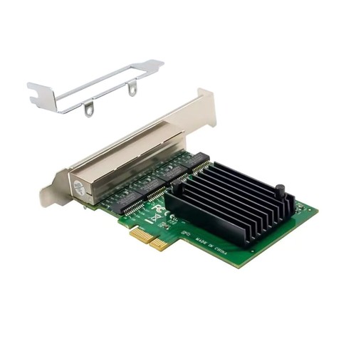 4 Ports RJ45 Gigabit Ethernet PCI-E X1 Netzwerkadapterkarte VLAN Server NIC - Bild 5 von 10