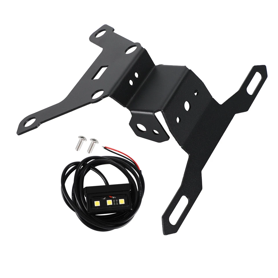 License Plate Holder Frame Bracket For Suzuki SV650 ABS 15-21 SV650X 18~21 BLK - Image 4 of 4