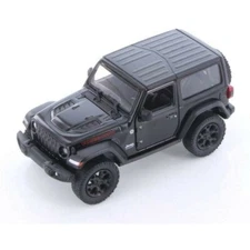 5412DAB.  5" Kinsmart 1:34 Die Cast 2018 Jeep Wrangler Rubicon  (Black color. 