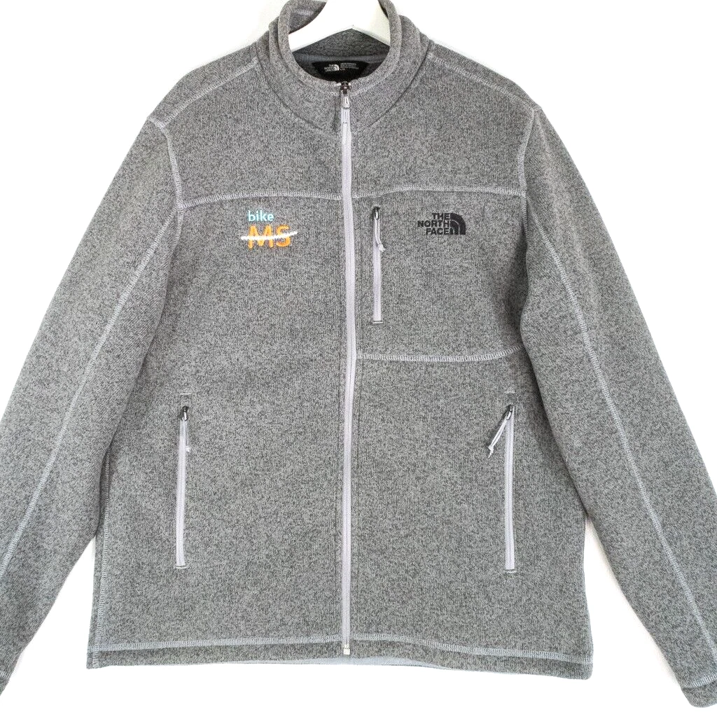 north-face full zip outdoor jacket