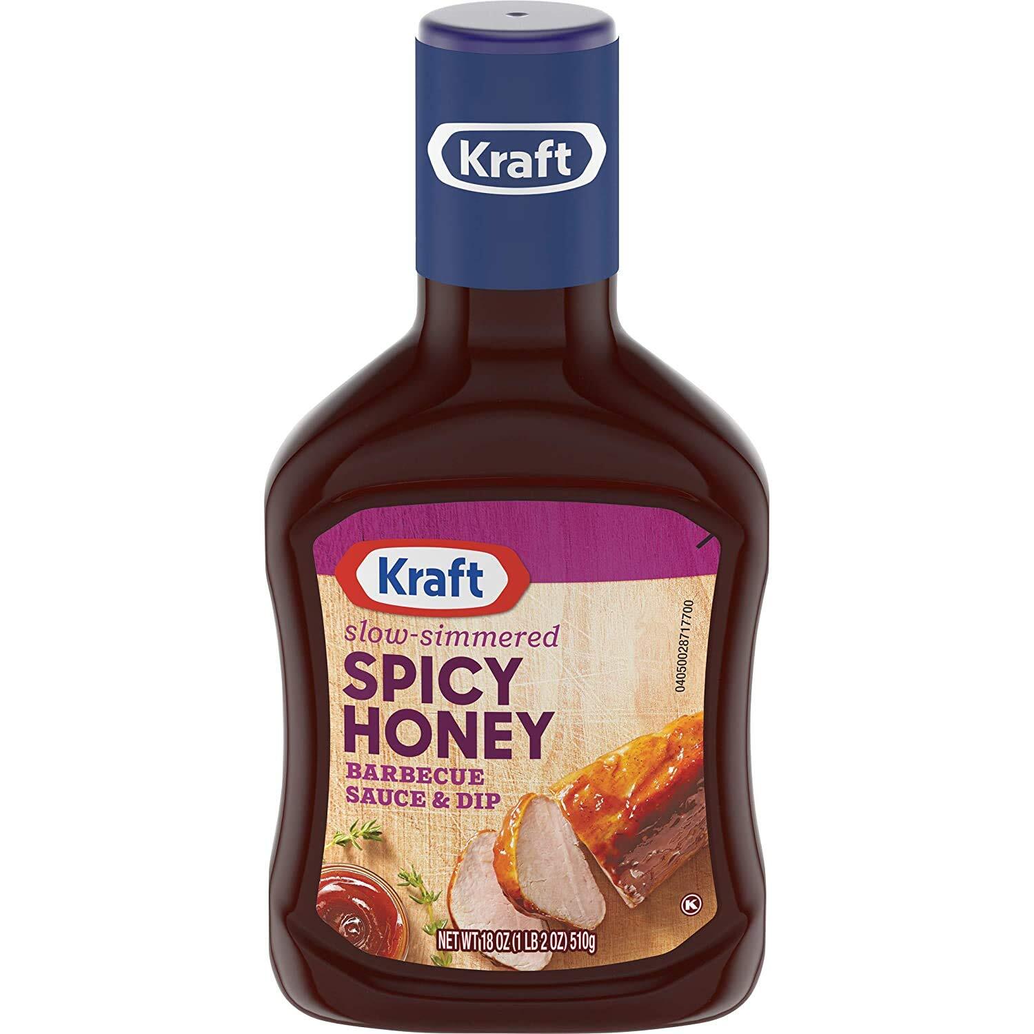 Kraft, BBQ Sauce, Spicy Honey, 18oz