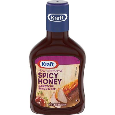Kraft, BBQ Sauce, Spicy Honey, 18oz