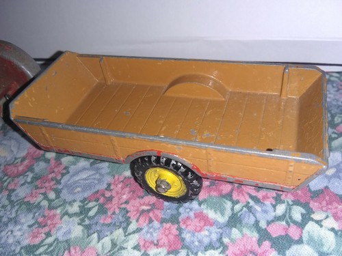 Dinky Toys Massey Harris Tractor And Halesowen Farm Trailer - Picture 3 of 12