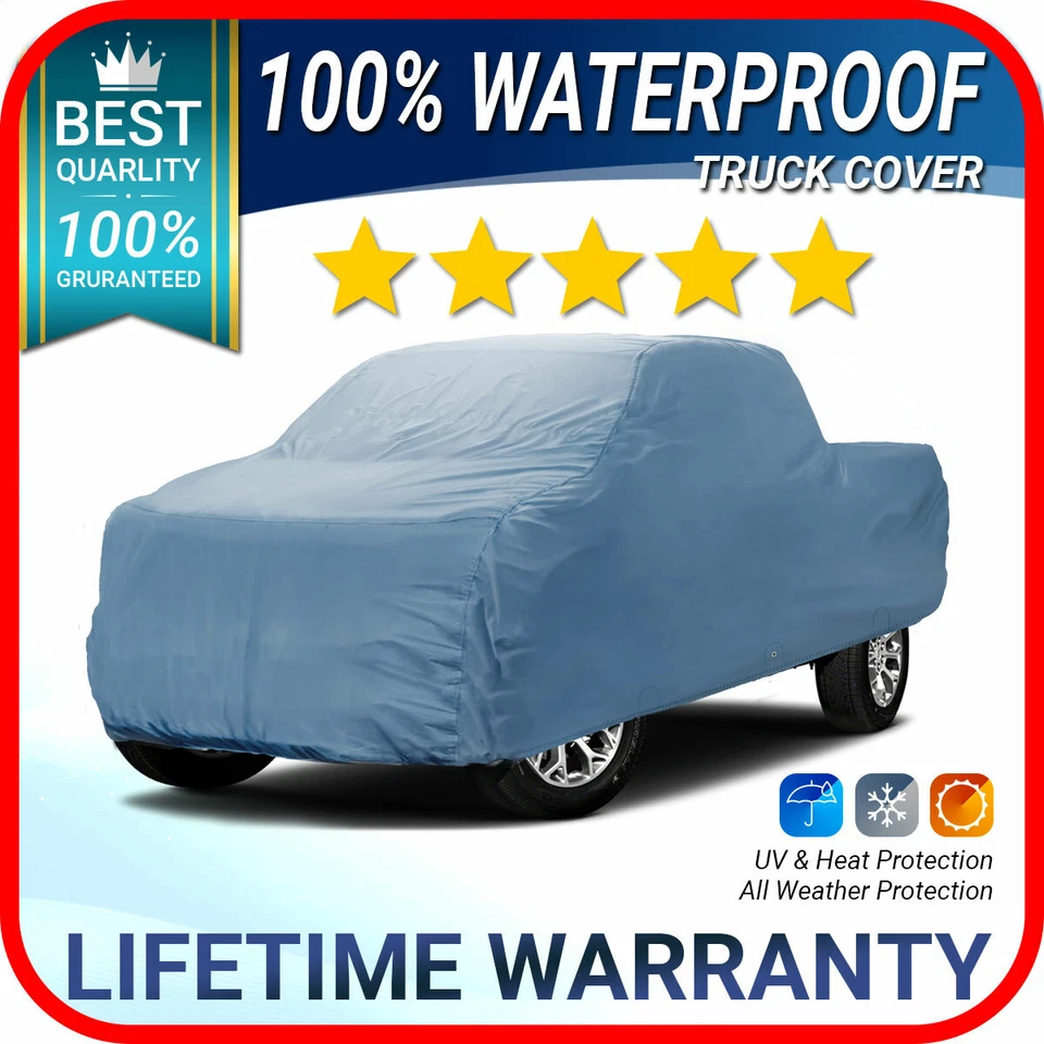 For [GMC Sierra 1500] 100% Waterproof / Lifetime Warranty Custom Truck Car Cover - Image 4 of 4