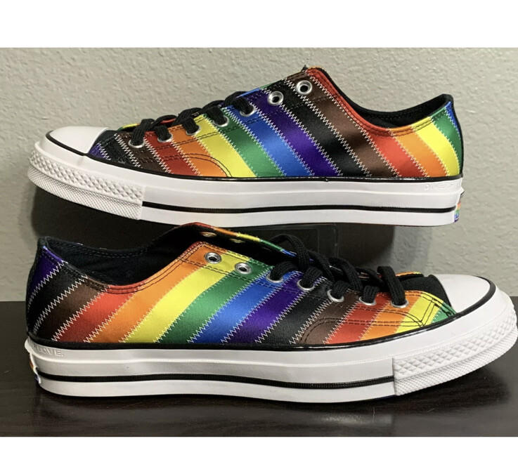 klow 70 🌈 Converse Chuck Taylor Low “Pride” Rainbow - M 8.5- W 10.5 antiaging vitamin c cream Relumins Liquid Glutathione Oral Size:1g - $33.72