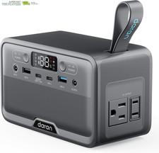 Portable Power Station 28,000Mah Lifepo4 Battery 100W 200W Peak Solar Power Ban