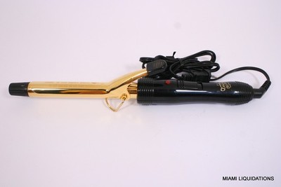 1'' Curling Hair Iron Solid Gold Professional Dual Heat WSG116CP