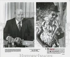 1984 Press Photo Dana Elcar & Jason Bernard in "All of Me" Movie - hpp22190