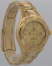 Rolex Yacht-Master 40mm CHAMPAGNE 18K Yellow Gold NO-HOLES Automatic Watch 16628 4