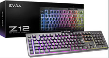 EVGA Z12 RGB Gaming Tastatur, RGB Hintergrund...