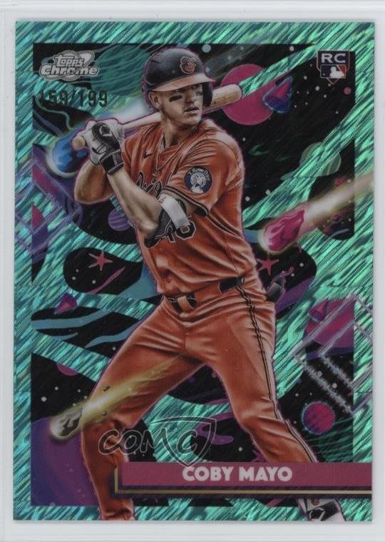 2025 Topps Cosmic Chrome Aqua Equinox Refractor 159/199 Coby Mayo #154 0hw6