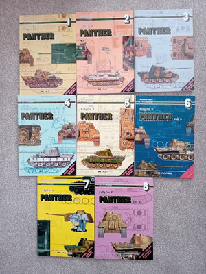 Pzkpfw V Panther. Tankpower Vols 1 bis 8 von Waldemar Trojca. Dual Eng/Polnischer Text
