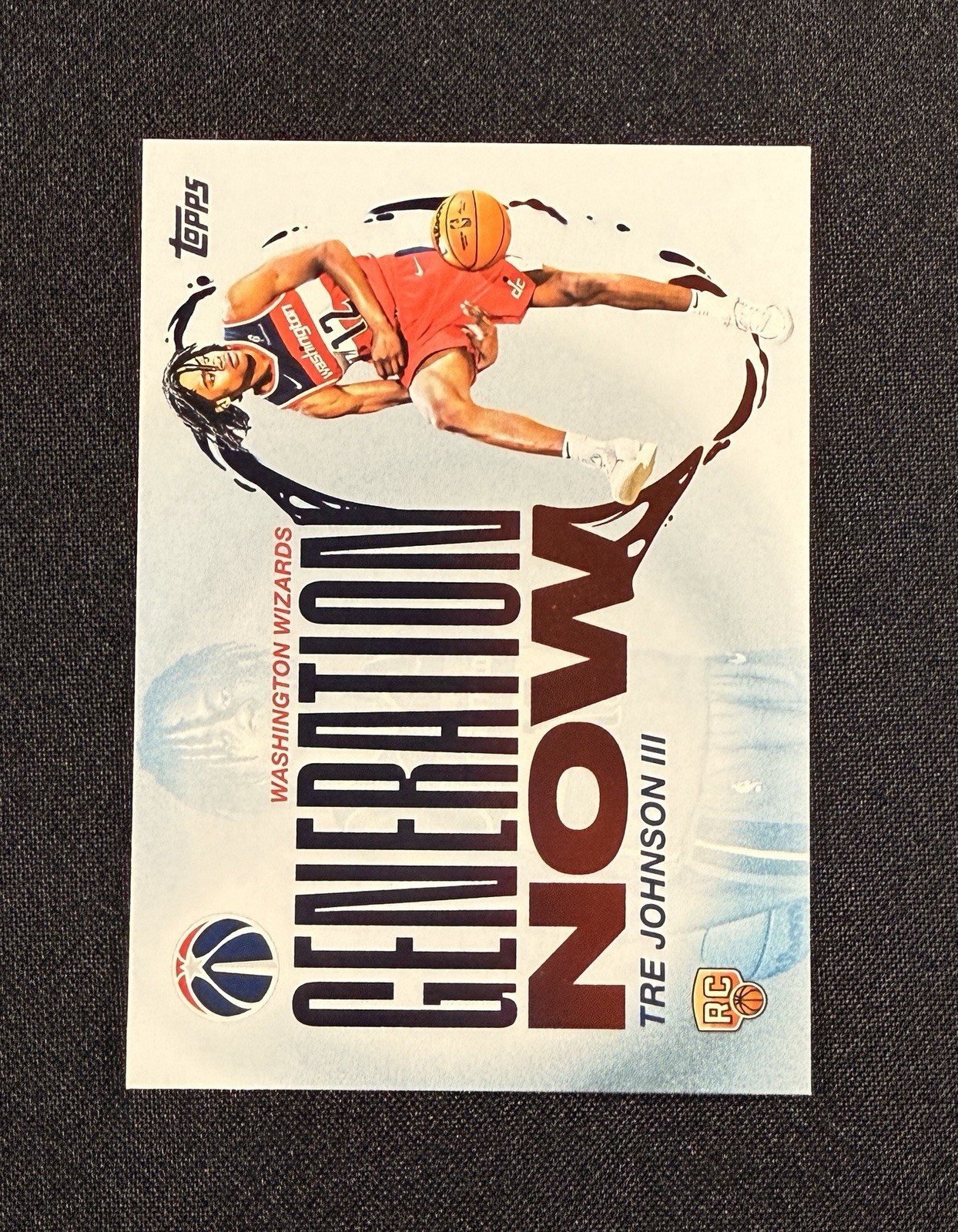 Tre Johnson III 2025 Topps Flagship Basketball RC Generation Now #GN-6