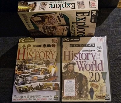Vintage Rare Still Sealed Explore History Double Pack CD-ROM