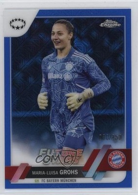 2022 Chrome UEFA Women's Champions League /250 Maria-Luisa Grohs Rookie RC 10ev