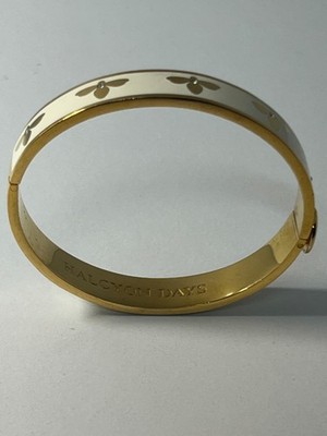 Halcyon Days Bee Creme & Gold Armreif