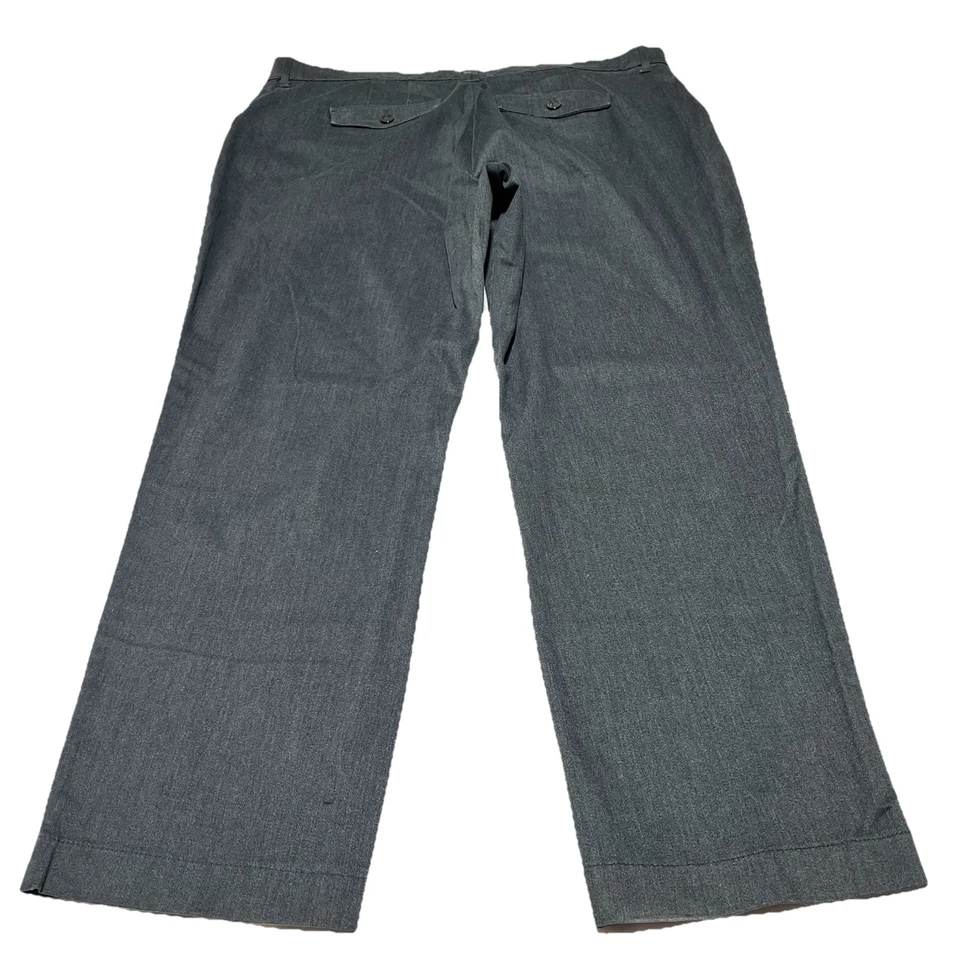 Pantalón chino LEE Comfort cintura para mujer talla grande 20W M tiro alto gris carbón Foto 3 de 4