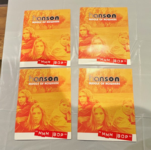 Hanson Middle of Nowhere MMMBop Class Acts Pocket Folders Lot 4