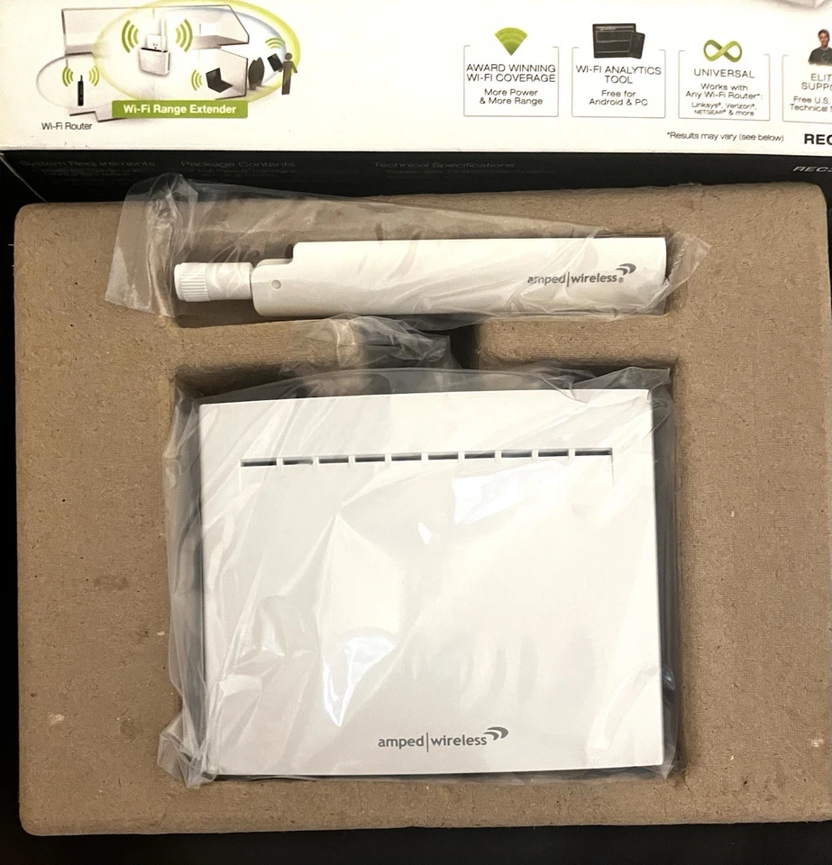 Amped Wireless High Power AC1750 Dual-Band 2.4/5 GHz WiFi Range Extender REC33A - Image 3 of 4