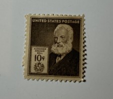Scott# 893 - 1940 - Alexander Graham Bell - 10 cent stamp
