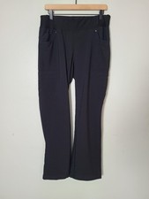 JC Cherokee Scrubs for Women Mid Rise Straight Leg Scrub Pants Black Size M