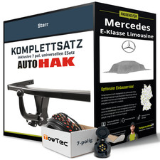Anhängerkupplung starr für MERCEDES E-Klasse Limousine +E-Satz NEU ABE EBA
