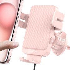 Wireless Car Charger 15W Fast Charging AutoClamping Air Vent Phone Mount