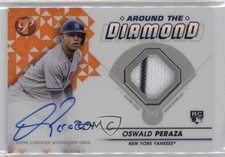 2023 Topps Pristine Orange Refractor 20/25 Oswald Peraza #ADR-OP Auto 12ty