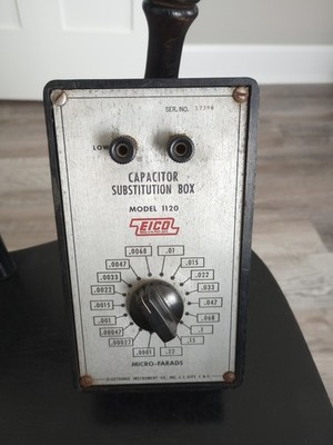  Eico Model 1120 Capacitor Substitution Box Untested Vintage Test Equipment
