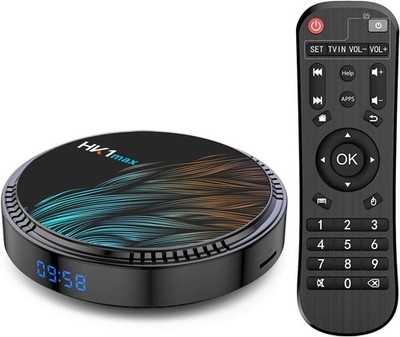 HK1 MAX Android TV-Box, 4GB RAM 64GB ROM 2.4G/5G, NEU  BLITZBEREIT 
