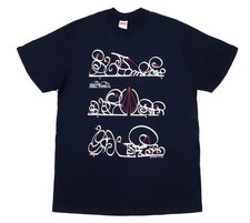 SUPREME T-SHIRT SYSTEM TEE BLACK FW18T36 MEDIUM NEW 