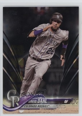 2018 Topps Black 20/67 David Dahl #96 tg5