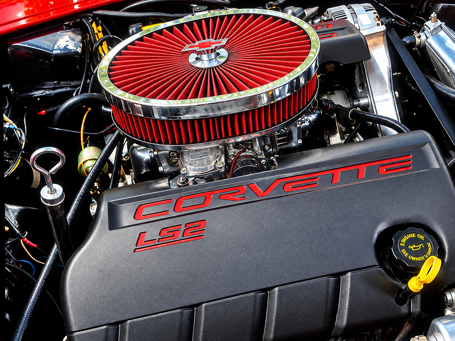 1975 Red Chevrolet Corvette   | C3 Corvette Photo 2