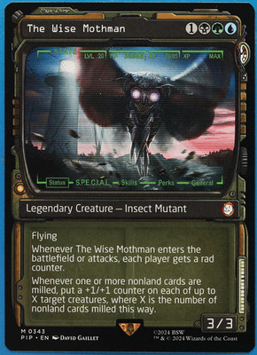 The Wise Mothman (Showcase) Fallout MINT Showcase CARD (503096) ABUGames