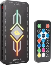 Magnetic ARGB Fan Hub – 9 Ports for Effortless RGB Integration in Gaming Systems