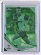 2021 Topps Chrome UEFA Night Vision Jordan Siebatcheu Rookie 158/225 BSC Young