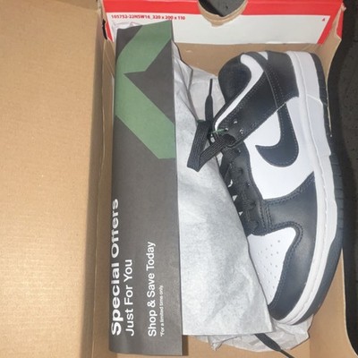Nike Dunk Low Black White Sneaker Athletic Basketball Casual Lace Up Low Top