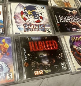 Sega Dreamcast Entire Ultimate RARE Collection Lot! Illbleed CIB - 35 Games!